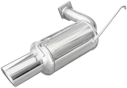 Mitsubishi InoxCar uitlaat passend voor Mitsubishi Lancer EVO IX 2.0 16V 280pk 2006-2008 Ø 63 1x100mm X- IXMILA06XR10