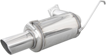 Mitsubishi InoxCar uitlaat passend voor Mitsubishi Lancer EVO VII 280pk 2001-2003 1x90mm Rally IXMILA0490RA