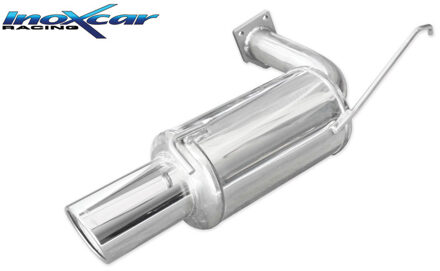 Mitsubishi InoxCar uitlaat passend voor Mitsubishi Lancer EVO VIII 265pk 2004-2005 1x110mm X-Race IXMILA02XR11