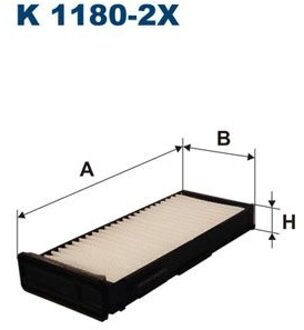 Mitsubishi Interieurfilter K11802x