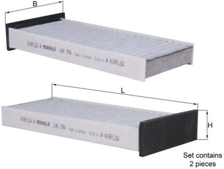 Mitsubishi Interieurfilter LAK296S