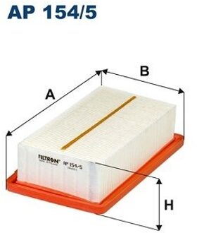 Mitsubishi Luchtfilter AP1545