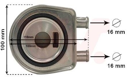 Mitsubishi oliekoeler 43013705