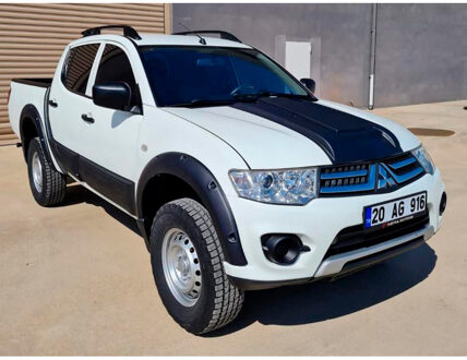 Mitsubishi Oneway Set deurpanelen passend voor Mitsubishi L200 Triton 4 2007-2014 - Matzwart OWBC05008