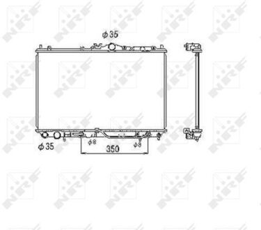 Mitsubishi Radiateur 53469