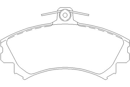 Mitsubishi Remblokken set 2192001