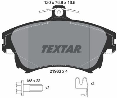 Mitsubishi Remblokken set 2198304