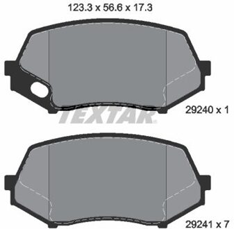 Mitsubishi Remblokkenset, schijfrem 2924001