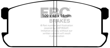 Mitsubishi Remblokkenset, schijfrem DP383