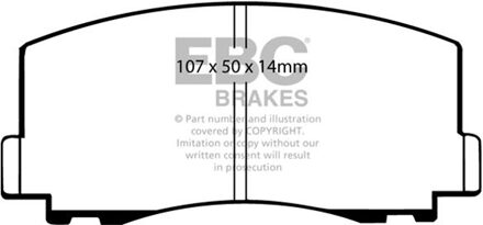 Mitsubishi Remblokkenset, schijfrem DP460