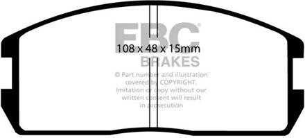 Mitsubishi Remblokkenset, schijfrem DP537