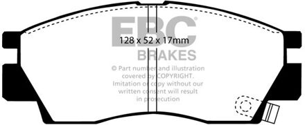 Mitsubishi Remblokkenset, schijfrem DP679