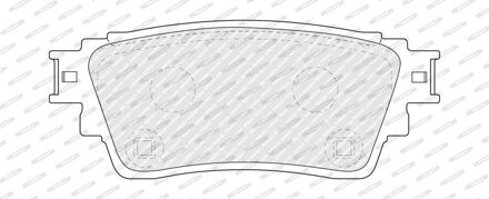 Mitsubishi Remblokkenset, schijfrem FDB5286
