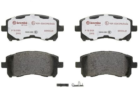 Mitsubishi Remblokkenset, schijfrem P78010X