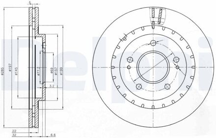 Mitsubishi Remschijf BG3814
