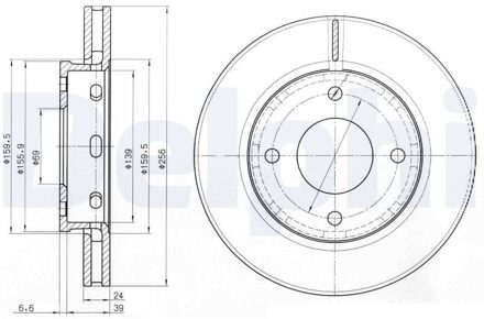 Mitsubishi Remschijf BG3987