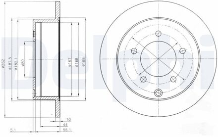 Mitsubishi Remschijf BG4198