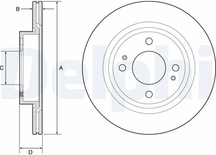 Mitsubishi Remschijf BG4830C