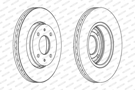 Mitsubishi Remschijf DDF1068C