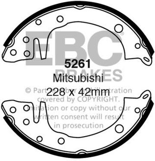 Mitsubishi Remschoenset 5261