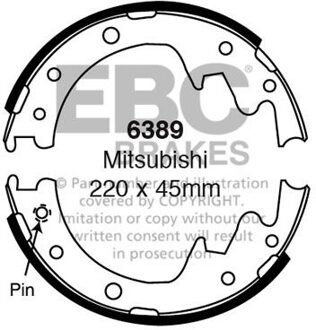 Mitsubishi Remschoenset 6389