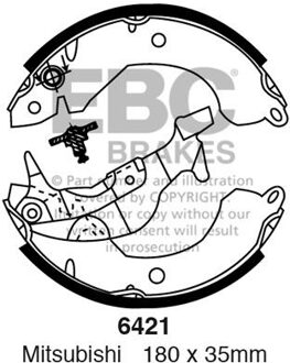 Mitsubishi Remschoenset 6421