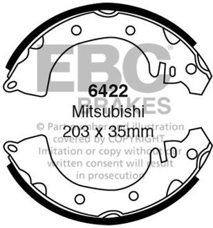 Mitsubishi Remschoenset 6422