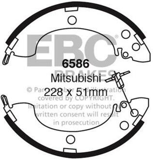 Mitsubishi Remschoenset 6586