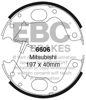 Mitsubishi Remschoenset 6606