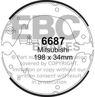 Mitsubishi Remschoenset 6687