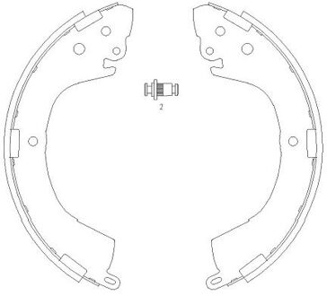 Mitsubishi Remschoenset KBS6406