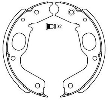 Mitsubishi Remschoenset KBS6409