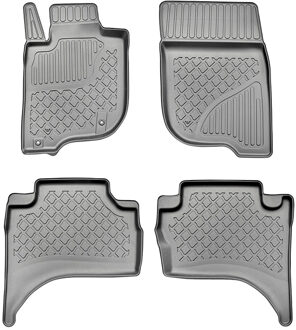 Mitsubishi Rubbermatten passend voor Mitsubishi L200 IV Double Cab 2015-2022 (incl. Facelift) 603495