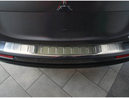 Mitsubishi RVS Achterbumperprotector passend voor Mitsubishi Outlander 2012-2015 'Ribs'