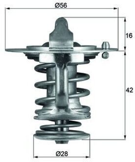 Mitsubishi Thermostaat, koelvloeistof TX8376D