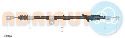 Mitsubishi Trekkabel, parkeerrem 240239