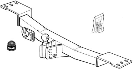 Mitsubishi Vaste trekhaak