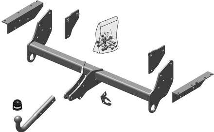 Mitsubishi Vaste trekhaak