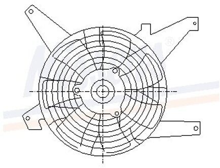 Mitsubishi Ventilator, condensator airconditioning 85383