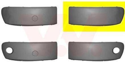 Mitsubishi Voorbumpersierlijst L. 3235581