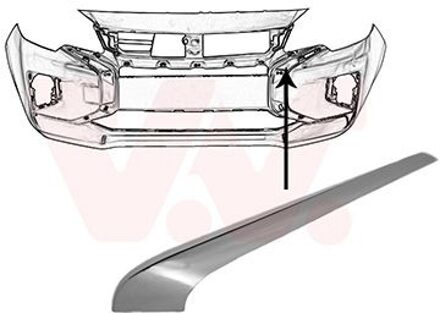 Mitsubishi Voorbumpersierlijst L. 3266581
