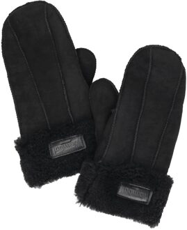 Mitten Lammy Patchwork Zwart