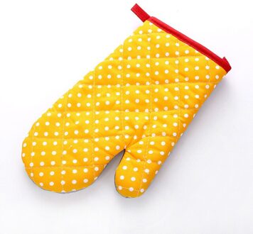 Mitten Magnetron Handschoen Katoen Geïsoleerde Bakken Hittebestendige Handschoenen Ovenwanten Terylene Antislip Leuke Keuken Tool 1 stuks A1 1stk