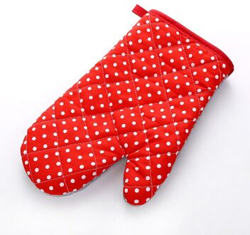 Mitten Magnetron Handschoen Katoen Geïsoleerde Bakken Hittebestendige Handschoenen Ovenwanten Terylene Antislip Leuke Keuken Tool 1 stuks A3 1stk