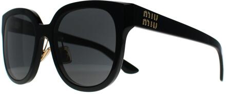 Miu Miu MU01ZS 1AB5S0 zwarte donkergrijze zonnebril