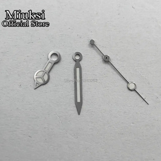 Miuksi watch hands green/blue luminous hands fit ETA 2836 2824 Miyota 8205 8215 821A Mingzhu DG 2813 3804 NH35 NH36 movement