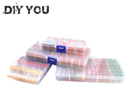 Mixed boxed DIY YOU wire connector universal compact terminal block home lighting connector for indoor hybrid quick connector