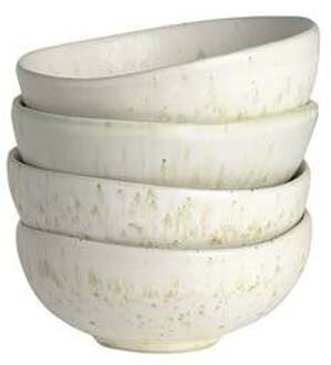 Mixed Ceramics Kommen 4st. - Ø 11 cm - Crème