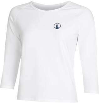 Mixed Longsleeve Dames wit - XS