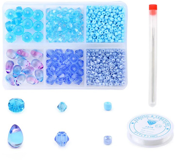 Mixed Shape Crystal Seedbeads Glass Round Drop Beads For Jewelry Making DIY Supplies Jewelry Findings Set Bracelet Accessories